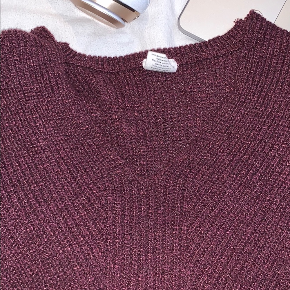 Purple sweater